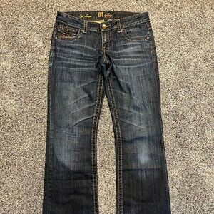 KUT So Low Jeans, Women's Size 6, KATE Low Rise Boot Cut